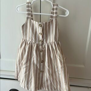 Mayoral Striped Button-Down Dress